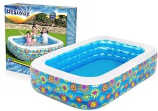 Бассейн Bestway Happy Flora Kids Pool, 229x152x56cm  цена и информация | Бассейны | pigu.lt