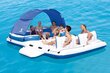 Pripučiama plaukiojanti sala Tropical Breeze Bestway, 389x274 cm kaina ir informacija | Pripučiamos ir paplūdimio prekės | pigu.lt