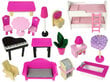 Medins lėlių namelis - vila Nadia kaina ir informacija | Žaislai mergaitėms | pigu.lt