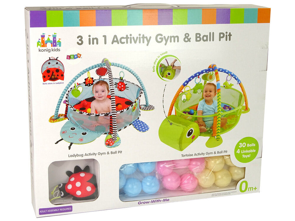 Baseinas su kamuoliukais kaina ir informacija | Žaislai kūdikiams | pigu.lt