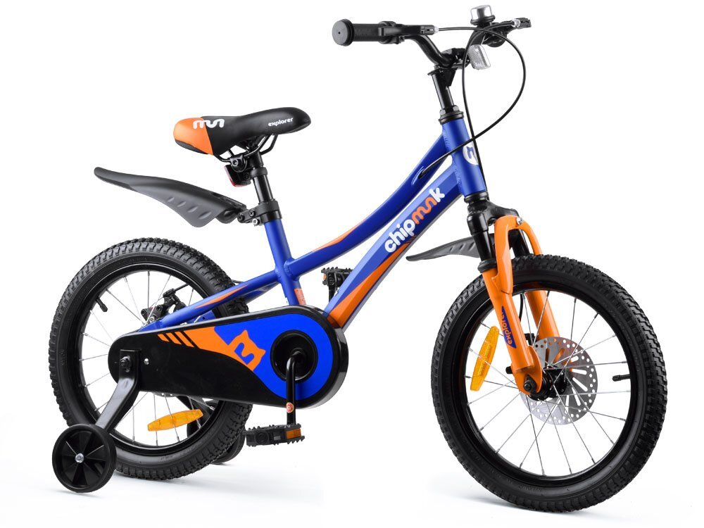 Vaikiškas dviratis RoyalBaby Explorer 16, mėlynas цена и информация | Triratukai | pigu.lt