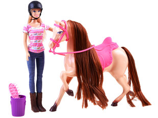 Кукла Anlily с лошадью и аксессуарами цена и информация | Игрушки для девочек | pigu.lt