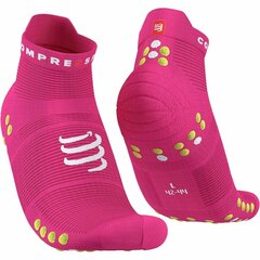 Спортивные носки Compressport Pro Racing Фуксия цена и информация | Мужские носки | pigu.lt