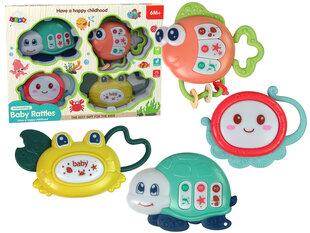 Набор интерактивных погремушек-прорезывателей для малышей цена и информация | Игрушки для малышей | pigu.lt