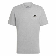 Футболка с коротким рукавом мужская Adidas Essentials Feelcomfy Серый цена и информация | Мужские футболки | pigu.lt