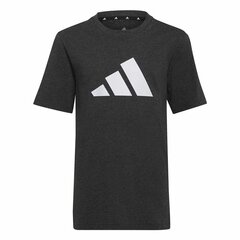 Футболка с коротким рукавом детская Adidas Sportswear Hulk Graphic Чёрный цена и информация | Рубашки для девочек | pigu.lt
