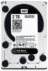 Western Digital Black 3.5" 2000 GB Serial ATA III цена и информация | Внутренние жёсткие диски (HDD, SSD, Hybrid) | pigu.lt