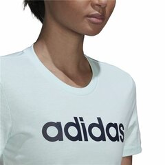 Футболка с коротким рукавом Adidas Loungewear Essentials Slim Logo, мятная цена и информация | Спортивная одежда для женщин | pigu.lt