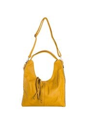 темно-желтая женская сумка через плечо со съемным ремешком цена и информация | Женская сумка Bugatti | pigu.lt