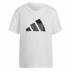 Футболка с длинным рукавом женская Adidas Print Graphic, белая цена и информация | Спортивная одежда для женщин | pigu.lt