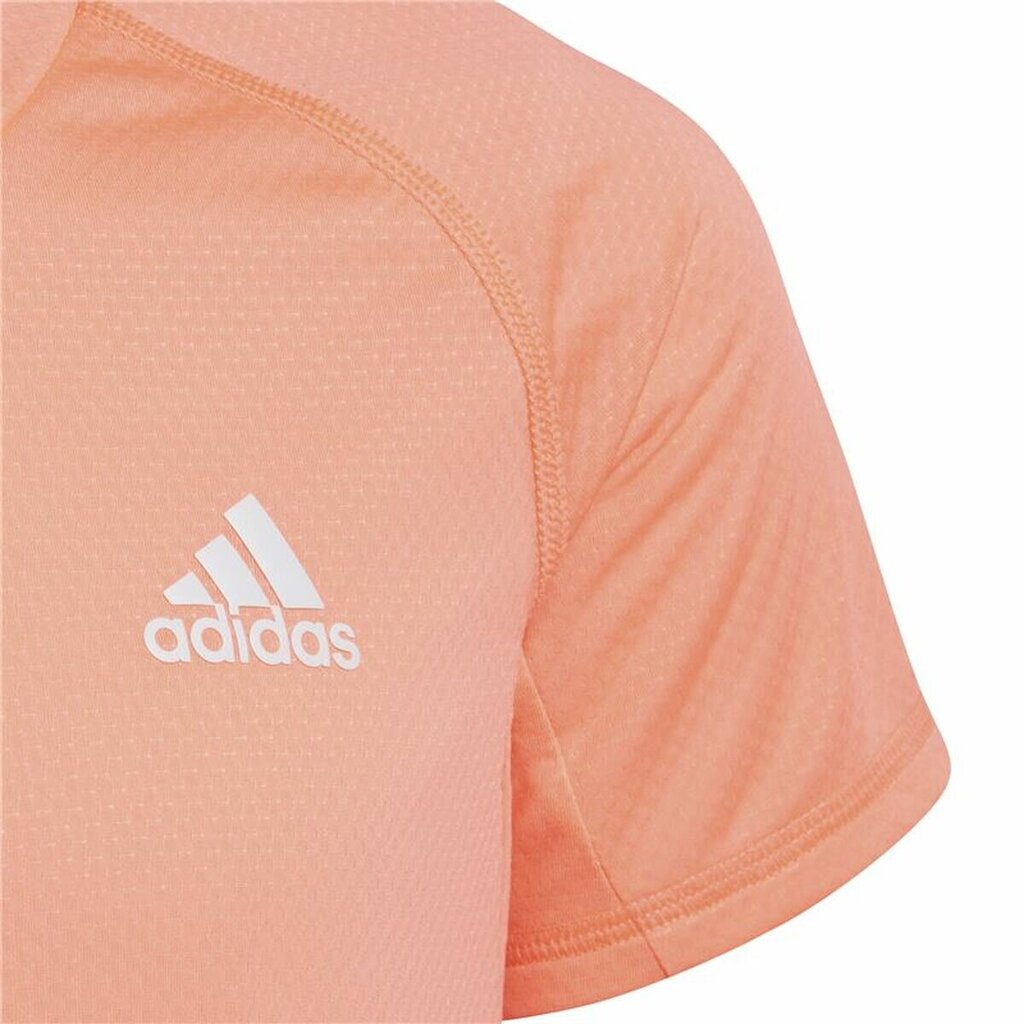 Marškinėliai mergaitėms Adidas, oranžiniai цена и информация | Marškinėliai mergaitėms | pigu.lt