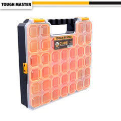 Ящик для инструментрументов-органайзер Tough Master UPT-4022, 36 x 32 x 6.5 см цена и информация | Ящики для инструментов, держатели | pigu.lt