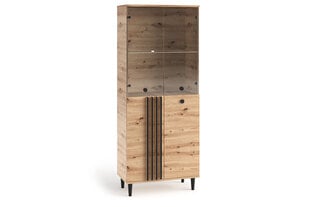 Витрина ADRK Furniture LIV06, коричневый цвет цена и информация | Витрины, серванты | pigu.lt