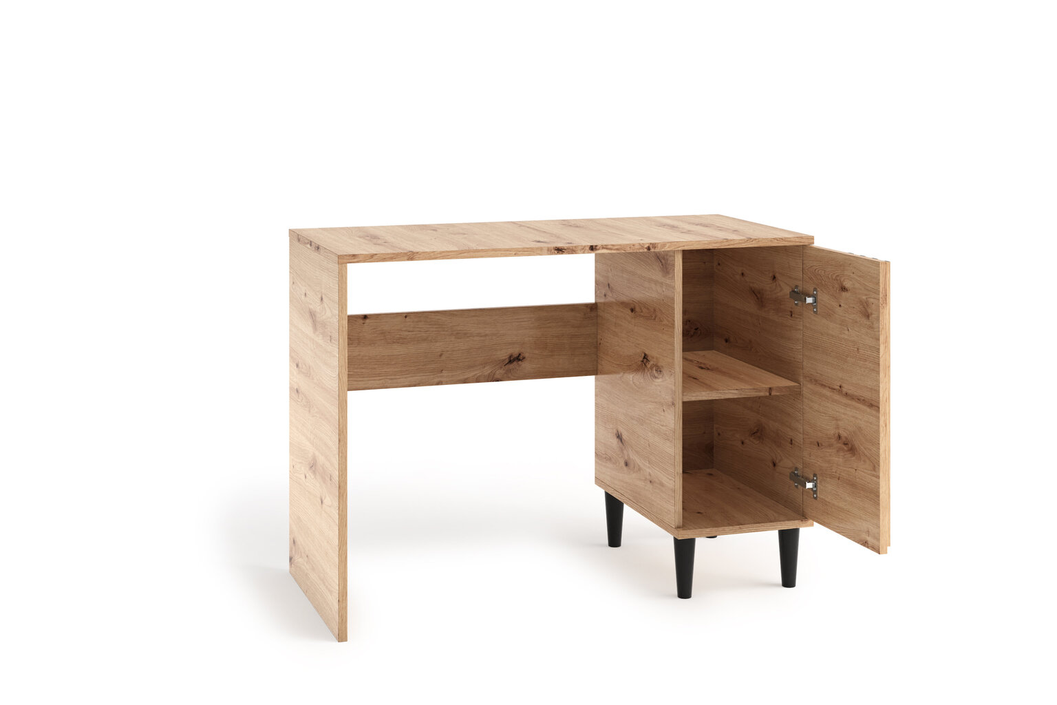 Rašomasis stalas ADRK Furniture LIV07, rudas kaina ir informacija | Kompiuteriniai, rašomieji stalai | pigu.lt
