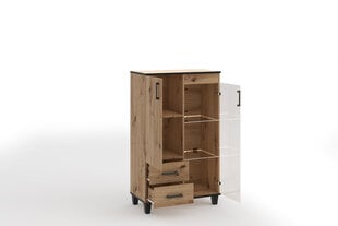 Vitrina ADRK Furniture POL01, ruda kaina ir informacija | Vitrinos, indaujos | pigu.lt