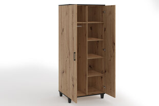 Spinta ADRK Furniture POL12, ruda kaina ir informacija | Spintos | pigu.lt