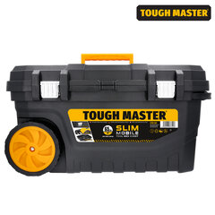 Ящик для инструментов Tough Master TM-UPT-4024 на колесах, 650 x 400 x 350 мм цена и информация | Ящики для инструментов, держатели | pigu.lt