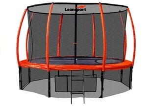 Батут Lean Sport 427 см, черно-оранжевый цена и информация | Батуты | pigu.lt