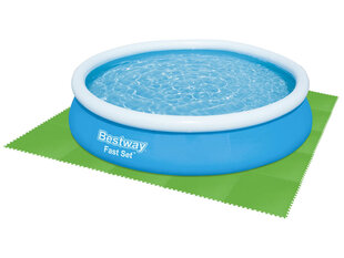 Мягкий коврик для бассейна Bestway 58636, зеленый цена и информация | Аксессуары для бассейнов | pigu.lt