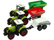Žaislinis traktorius su priekaba, 3 vnt kaina ir informacija | Žaislai berniukams | pigu.lt