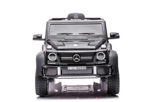 Vienvietis elektromobilis vaikams Mercedes Benz G63 6x6, juodas kaina ir informacija | Elektromobiliai vaikams | pigu.lt