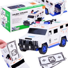Vaikiška taupyklė Policijos automobilis, balta kaina ir informacija | Lavinamieji žaislai | pigu.lt