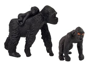 Figūrėlių rinkinys Gorilos Lean Toys, 3 vnt. kaina ir informacija | Žaislai mergaitėms | pigu.lt