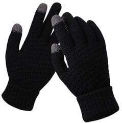 Зимние женские перчатки KR53, черные цена и информация | Женские перчатки | pigu.lt