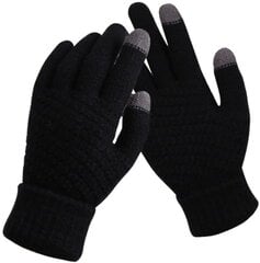 Зимние женские перчатки KR53, черные цена и информация | Женские перчатки | pigu.lt
