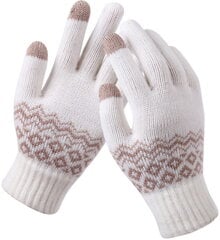 Перчатки женские зимние КР57, белые цена и информация | Женские перчатки | pigu.lt