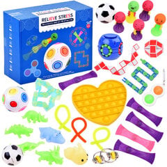 Antistresinių žaislų rinkinys, 30 vnt. kaina ir informacija | Stalo žaidimai, galvosūkiai | pigu.lt