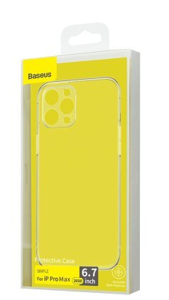 Baseus skirtas iPhone 12 Pro Max 6,7″ / 2020 m. kaina ir informacija | Telefono dėklai | pigu.lt