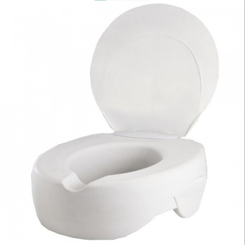 Sėdynė tualetui 10 cm, su dangčiu kaina ir informacija | Slaugos prekės | pigu.lt