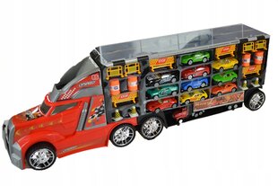 Грузовик Tir с металлическими автомобилями, 11 шт цена и информация | Игрушки для мальчиков | pigu.lt