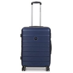 Дорожный чемодан Airtex, синий, 805/24 цена и информация | Чемоданы, дорожные сумки | pigu.lt