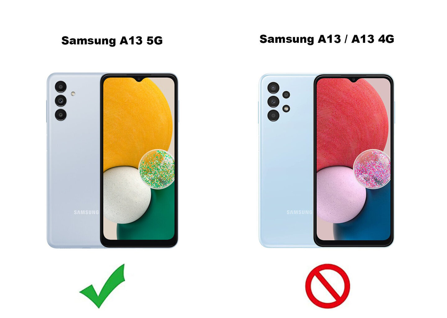 Soundberry rinkinys Samsung Galaxy A13 / A13 5G (Case Friendly) kaina ir informacija | Telefono dėklai | pigu.lt