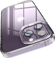 Crystal Clear glass hard case skirtas Apple iPhone 14 Pro Max kaina ir informacija | Telefono dėklai | pigu.lt