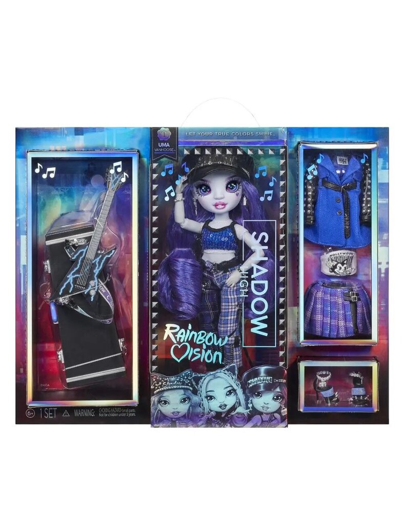 Кукла Rainbow High! Shadow High Rainbow Vision - Uma Vanhoose - Series 1  цена | pigu.lt