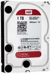 Жесткиий диск Western Digital Red 1TB SATA 6 Gb/s 5400 RPM, 1000 ГБ, 64 MБ цена и информация | Внутренние жёсткие диски (HDD, SSD, Hybrid) | pigu.lt