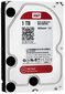 Western Digital Red 1TB SATA 6 Gb/s kaina ir informacija | Vidiniai kietieji diskai (HDD, SSD, Hybrid) | pigu.lt