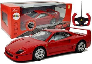 Автомобиль Ferrari F40 с дистанционным управлением 1:14, красный цена и информация | Игрушки для мальчиков | pigu.lt