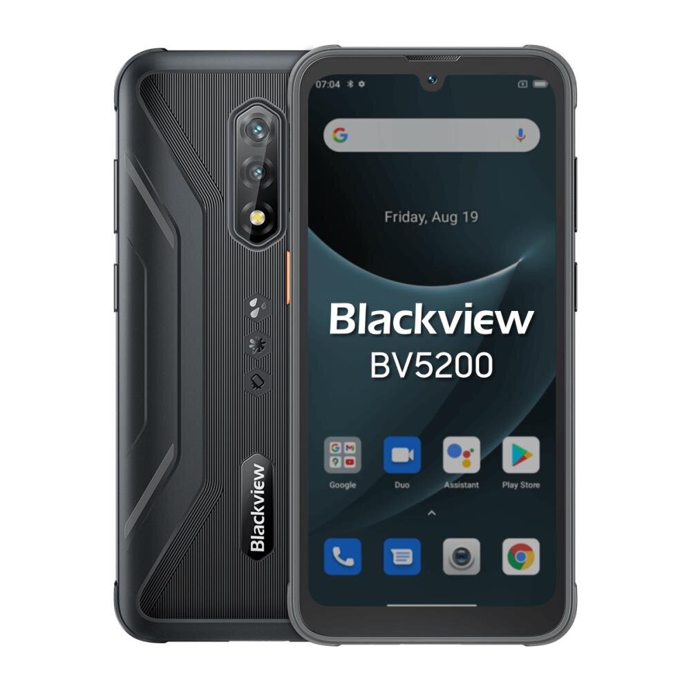 Blackview BV5200, Dual SIM, 4/32GB, Black kaina ir informacija | Mobilieji telefonai | pigu.lt