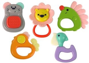 Hola Barškučių dėžutė 5 spalvingos dalys kaina ir informacija | Žaislai kūdikiams | pigu.lt