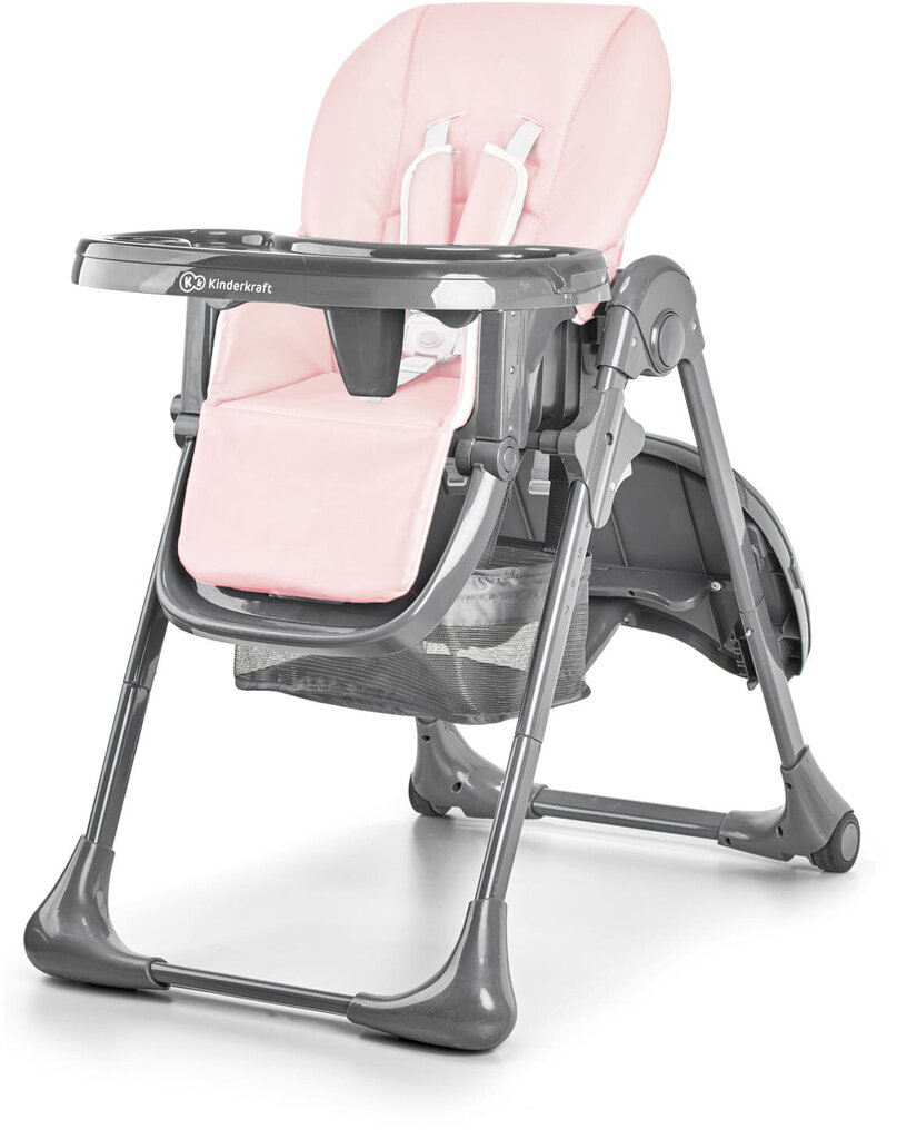 Maitinimo kėdutė Kinderkraft Tastee, rožinė kaina ir informacija | Maitinimo kėdutės | pigu.lt