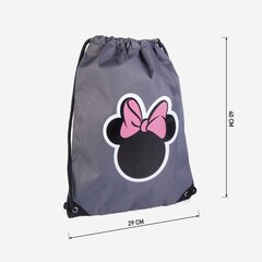 Детский рюкзак-мешок Minnie Mouse Серый (29 x 40 x 1 cm) цена и информация | Школьные рюкзаки, спортивные сумки | pigu.lt