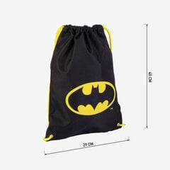 Vaikiška kuprinė Batman, 29 x 40 x 1 cm., juoda kaina ir informacija | Kuprinės mokyklai, sportiniai maišeliai | pigu.lt