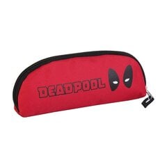 Пенал Deadpool, красный, 29 x 40 x 1 см цена и информация | Пеналы | pigu.lt