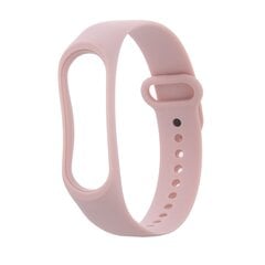 Silicone band for Xiaomi Mi Band 3 / 4 powder pink цена и информация | Аксессуары для смарт-часов и браслетов | pigu.lt