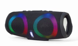 Gembird Bluetooth LED Speaker Black цена и информация | Аудиоколонки | pigu.lt