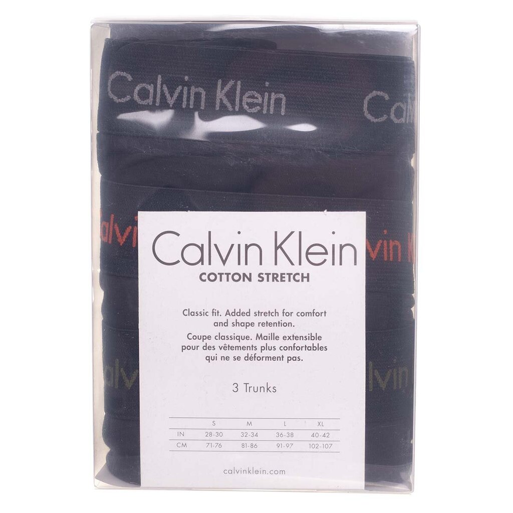 Trumpikės vyrams Calvin Klein 50177, juodos kaina ir informacija | Trumpikės | pigu.lt